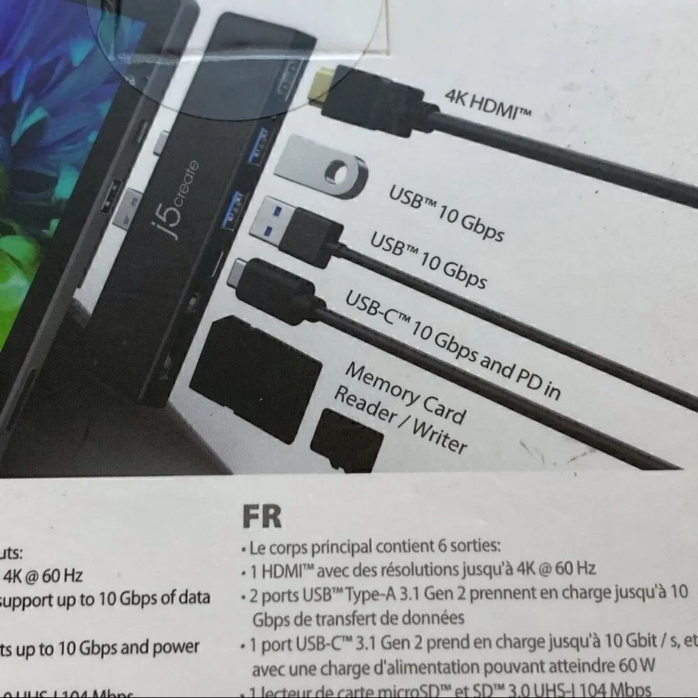 J Create Ultra Drive Minidock For Surface Pro 7 - Picture 8 of 11